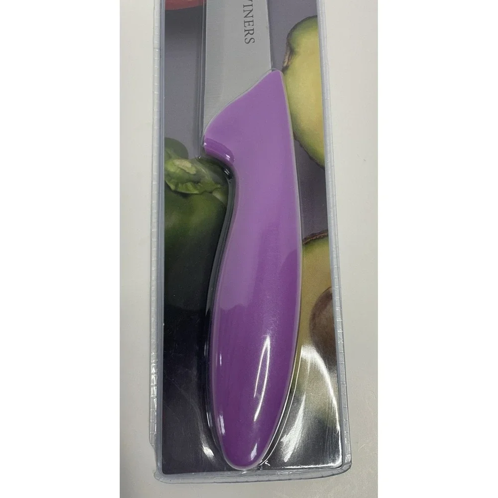 Viners Vivid 8 Inch Carving Knife‎ Stainless Steel Blade, Purple, NEW